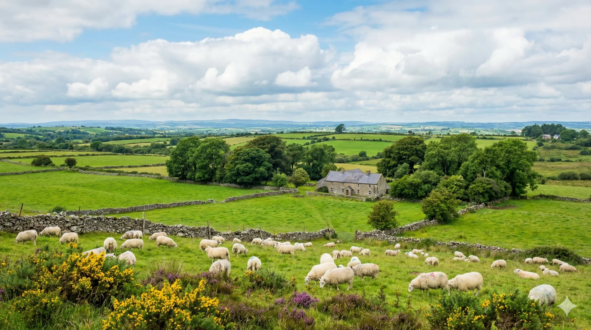 Lough Allen scenic view